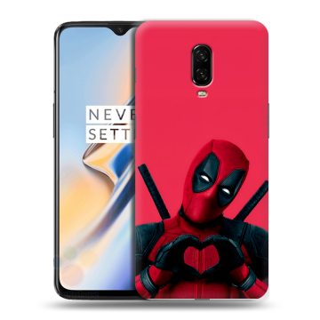 Силиконовый чехол на OnePlus 6T с принтом Дедпул Deadpool