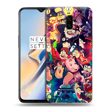 Силиконовый чехол на OnePlus 6T с принтом Gravity Falls Гравити Фолз