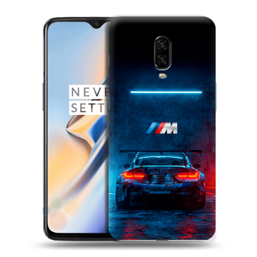 Силиконовый чехол на OnePlus 6T с принтом BMW БМВ