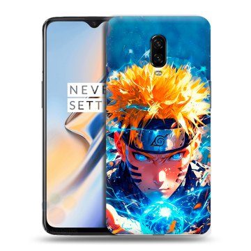 Силиконовый чехол на OnePlus 6T с принтом Аниме Наруто Naruto