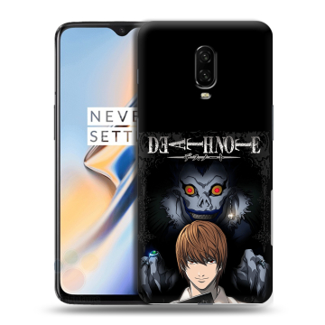 Силиконовый чехол на OnePlus 6T с принтом Death note Тетрадь смерти