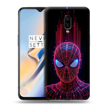 Силиконовый чехол на OnePlus 6T с принтом Spiderman Человек паук