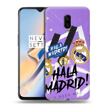 Силиконовый чехол на OnePlus 6T с принтом Real Madrid Реал Мадрид