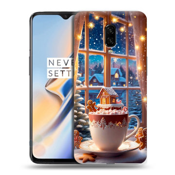 Силиконовый чехол на OnePlus 6T с принтом Новый год