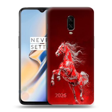 Силиконовый чехол на OnePlus 6T с принтом Новый год