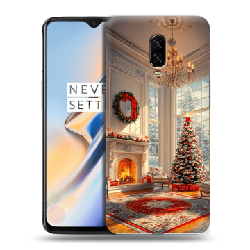 Силиконовый чехол на OnePlus 6T с принтом Новый год