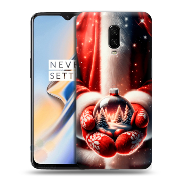 Силиконовый чехол на OnePlus 6T с принтом Новый год