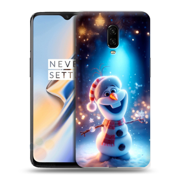 Силиконовый чехол на OnePlus 6T с принтом Новый год