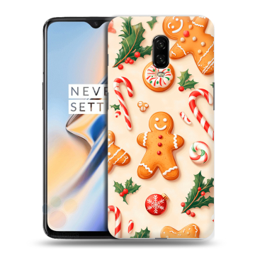 Силиконовый чехол на OnePlus 6T с принтом Новый год