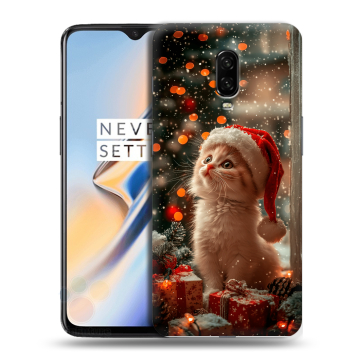 Силиконовый чехол на OnePlus 6T с принтом Новый год