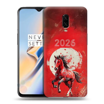 Силиконовый чехол на OnePlus 6T с принтом Новый год