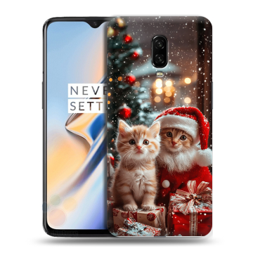 Силиконовый чехол на OnePlus 6T с принтом Новый год