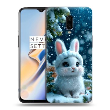 Силиконовый чехол на OnePlus 6T с принтом Новый год