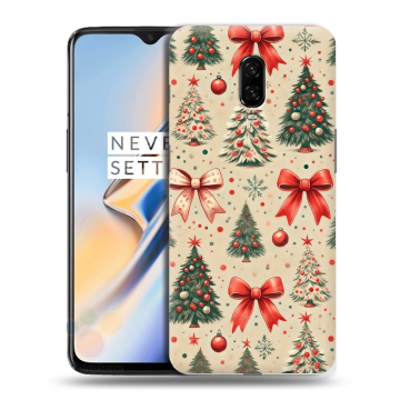 Силиконовый чехол на OnePlus 6T с принтом Новый год
