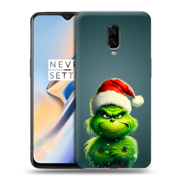 Силиконовый чехол на OnePlus 6T с принтом Новый год Силиконовый чехол на OnePlus 6T с принтом Новый год