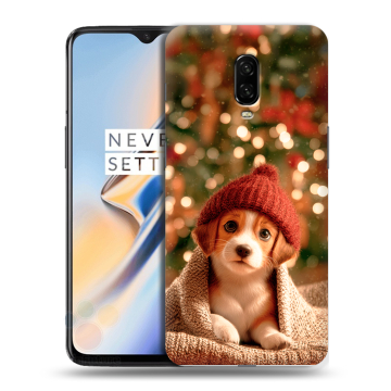 Силиконовый чехол на OnePlus 6T с принтом Новый год Силиконовый чехол на OnePlus 6T с принтом Новый год