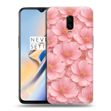 Силиконовый чехол на OnePlus 6T с принтом женский