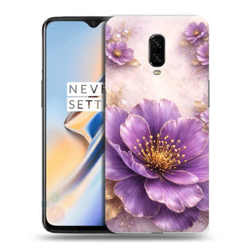 Силиконовый чехол на OnePlus 6T с принтом женский