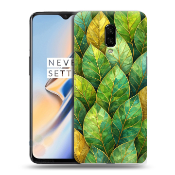 Силиконовый чехол на OnePlus 6T с принтом женский