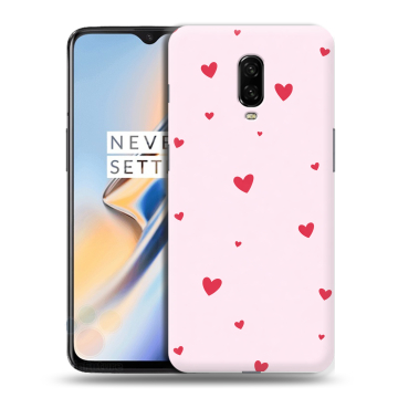 Силиконовый чехол на OnePlus 6T с принтом для девочек