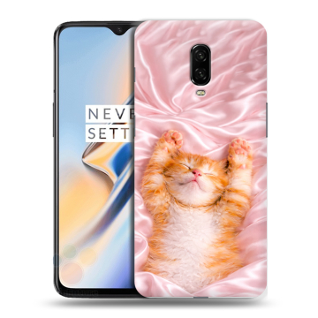 Силиконовый чехол на OnePlus 6T с принтом женский