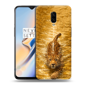 Силиконовый чехол на OnePlus 6T с принтом женский