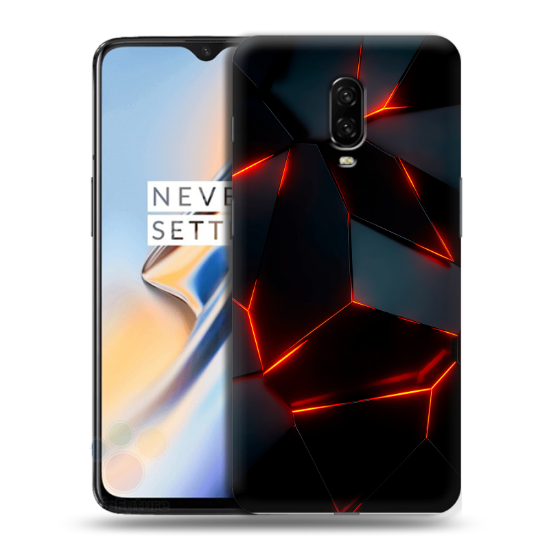Пластиковый чехол на OnePlus 6T с принтом Яркие абстракции Пластиковый чехол на OnePlus 6T с принтом Яркие абстракции