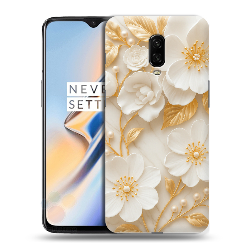 Силиконовый чехол на OnePlus 6T с принтом Цветы Силиконовый чехол на OnePlus 6T с принтом Цветы
