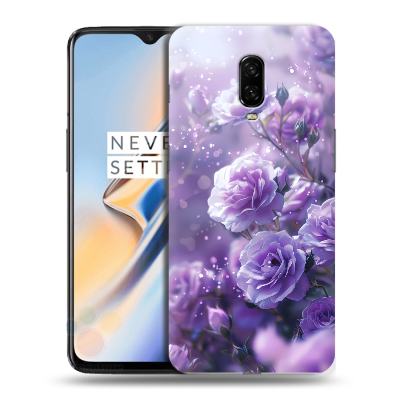 Силиконовый чехол на OnePlus 6T с принтом Розы цветы Силиконовый чехол на OnePlus 6T с принтом Розы цветы