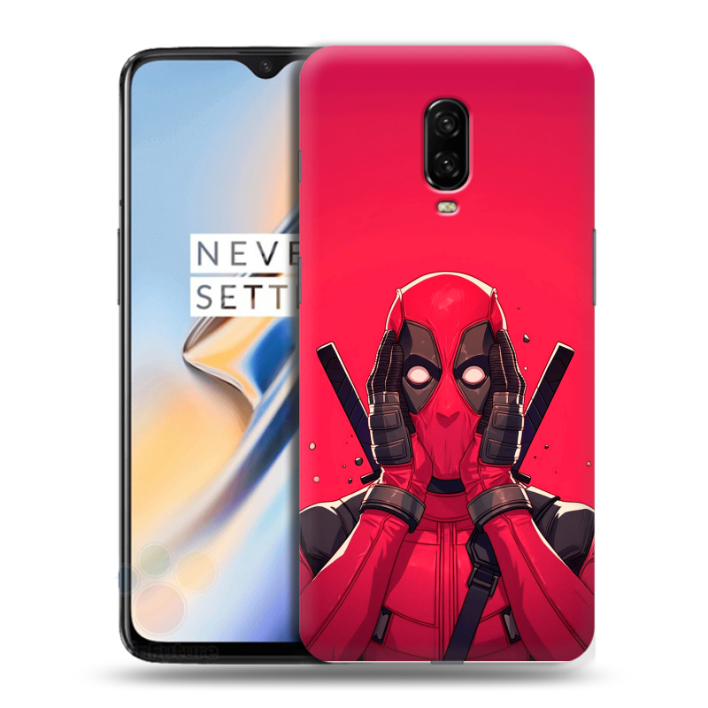 Силиконовый чехол на OnePlus 6T с принтом Дедпул Deadpool Силиконовый чехол на OnePlus 6T с принтом Дедпул Deadpool