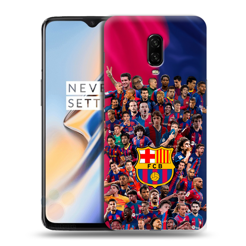 Пластиковый чехол на OnePlus 6T с принтом Барселона Barcelona Пластиковый чехол на OnePlus 6T с принтом Барселона Barcelona