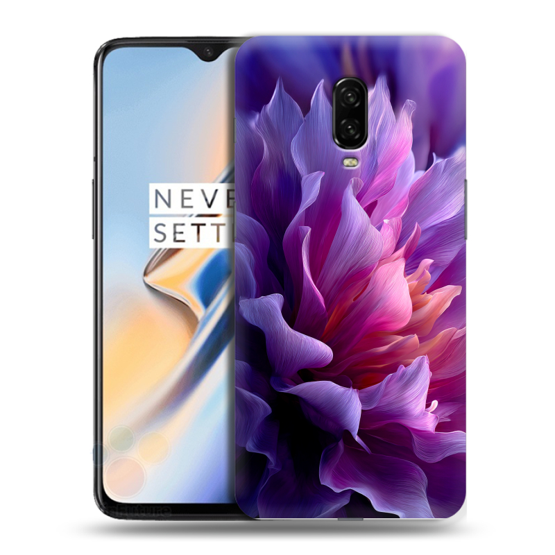 Силиконовый чехол на OnePlus 6T с принтом женский цветы Силиконовый чехол на OnePlus 6T с принтом женский цветы