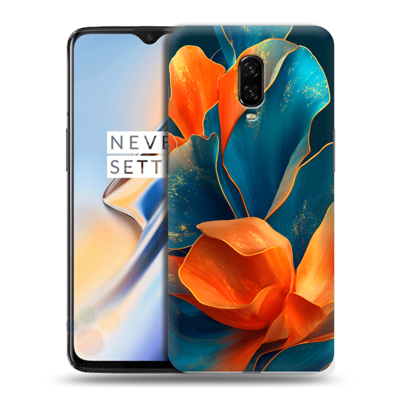 Силиконовый чехол на OnePlus 6T с принтом Цветы Силиконовый чехол на OnePlus 6T с принтом Цветы
