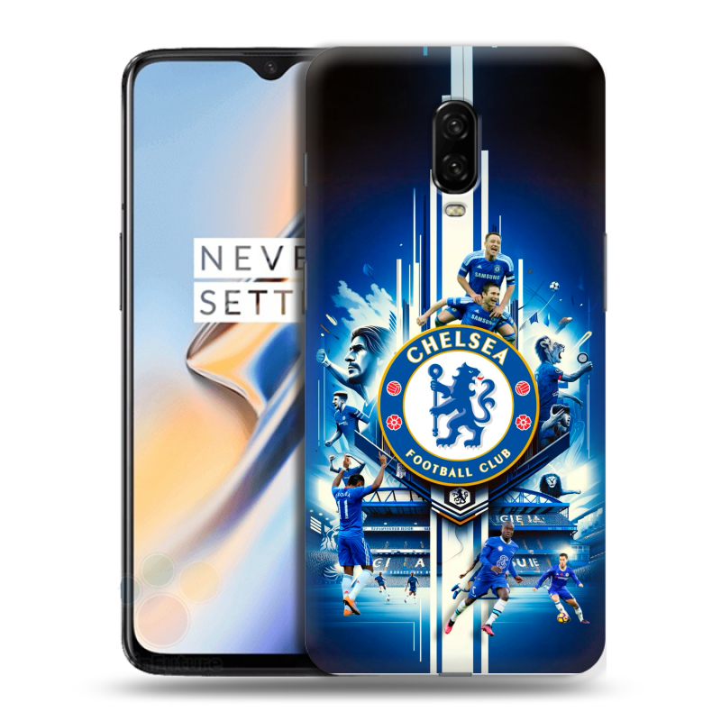 Силиконовый чехол на OnePlus 6T с принтом Chelsea Челси Силиконовый чехол на OnePlus 6T с принтом Chelsea Челси