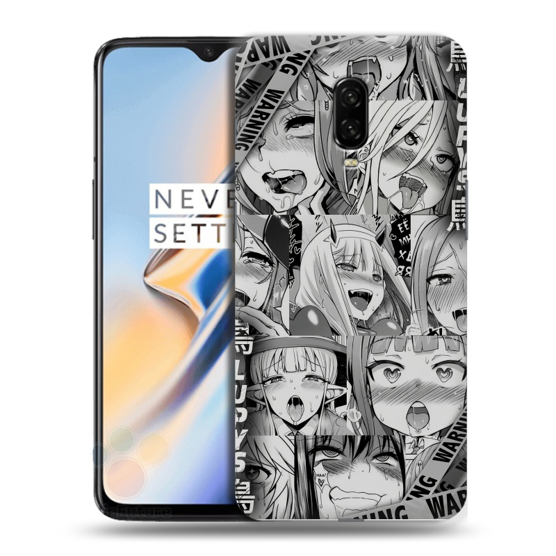 Силиконовый чехол на OnePlus 6T с принтом Ahegao Ахегао Аниме Силиконовый чехол на OnePlus 6T с принтом Ahegao Ахегао Аниме