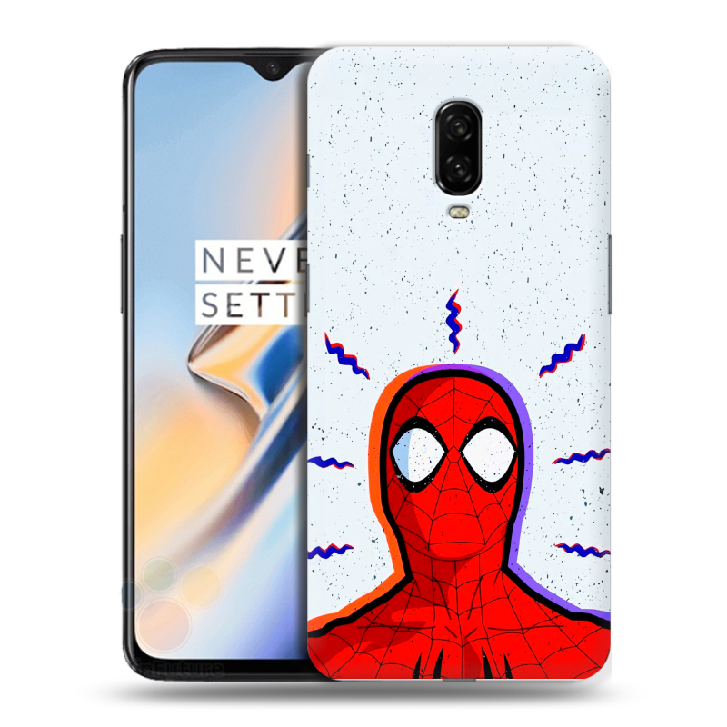 Пластиковый чехол на OnePlus 6T с принтом Spiderman Человек паук Пластиковый чехол на OnePlus 6T с принтом Spiderman Человек паук