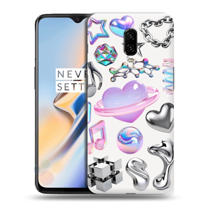 Силиконовый чехол на OnePlus 6T с принтом Y2K Силиконовый чехол на OnePlus 6T с принтом Y2K