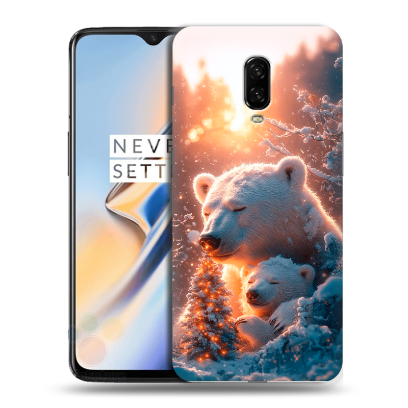 Пластиковый чехол на OnePlus 6T с принтом Новый год Пластиковый чехол на OnePlus 6T с принтом Новый год