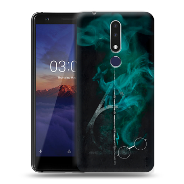 Силиконовый чехол на Nokia 3.1 Plus с принтом Гарри Поттер Harry Potter