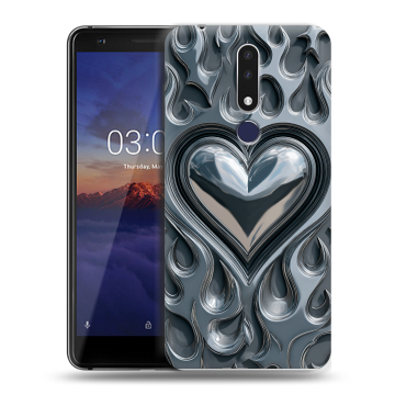 Силиконовый чехол на Nokia 3.1 Plus с принтом Y2K