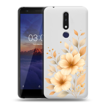 Силиконовый чехол на Nokia 3.1 Plus с принтом для девушки Силиконовый чехол на Nokia 3.1 Plus с принтом для девушки