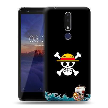 Силиконовый чехол на Nokia 3.1 Plus с принтом One Piece Ван Пис