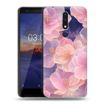 Силиконовый чехол на Nokia 3.1 Plus с принтом женский Силиконовый чехол на Nokia 3.1 Plus с принтом женский