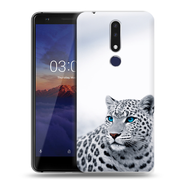Силиконовый чехол на Nokia 3.1 Plus с принтом женский