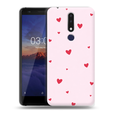 Силиконовый чехол на Nokia 3.1 Plus с принтом для девочек