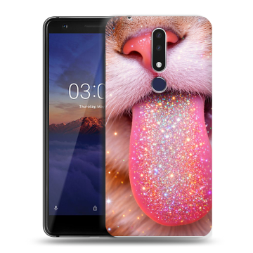 Силиконовый чехол на Nokia 3.1 Plus с принтом для девочек