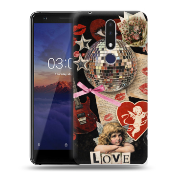 Силиконовый чехол на Nokia 3.1 Plus с принтом для девочек Силиконовый чехол на Nokia 3.1 Plus с принтом для девочек