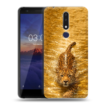 Силиконовый чехол на Nokia 3.1 Plus с принтом женский