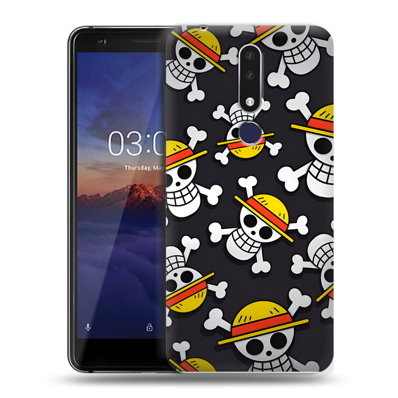 Силиконовый чехол на Nokia 3.1 Plus с принтом One Piece Ван Пис Силиконовый чехол на Nokia 3.1 Plus с принтом One Piece Ван Пис