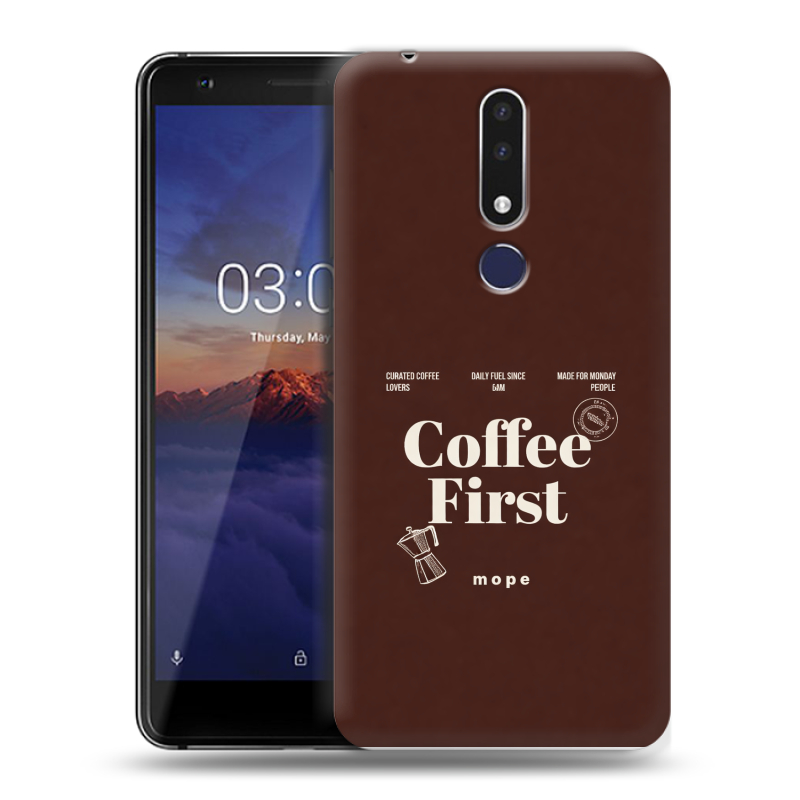 Силиконовый чехол на Nokia 3.1 Plus с принтом женский Силиконовый чехол на Nokia 3.1 Plus с принтом женский